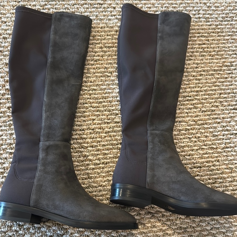 Stuart Weitzman Gray Knee-High Boots